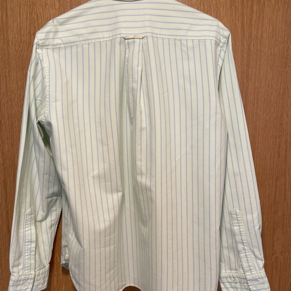 Brooks Brother Red Fleece Oxford button down striped large - Picture 3 of 5